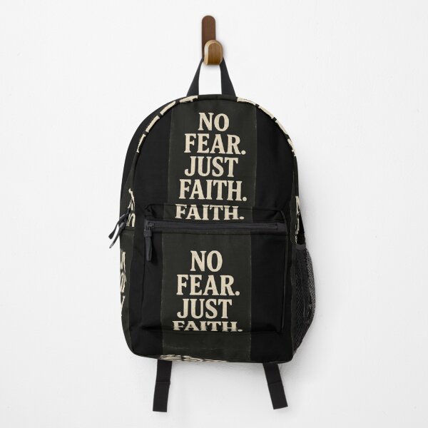 Item preview, No Fear Just Faith – Christian Quote Shirt & Vintage Faith Poster designed and sold by astersgraphics.