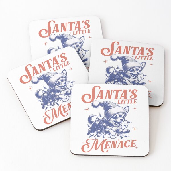 Item preview, Chihuahua Christmas - Santas Little Menace -Vintage Christmas - Chihuahua Mom Chihuahua Gifts - Chihuahua Lover designed and sold by sapnaela.