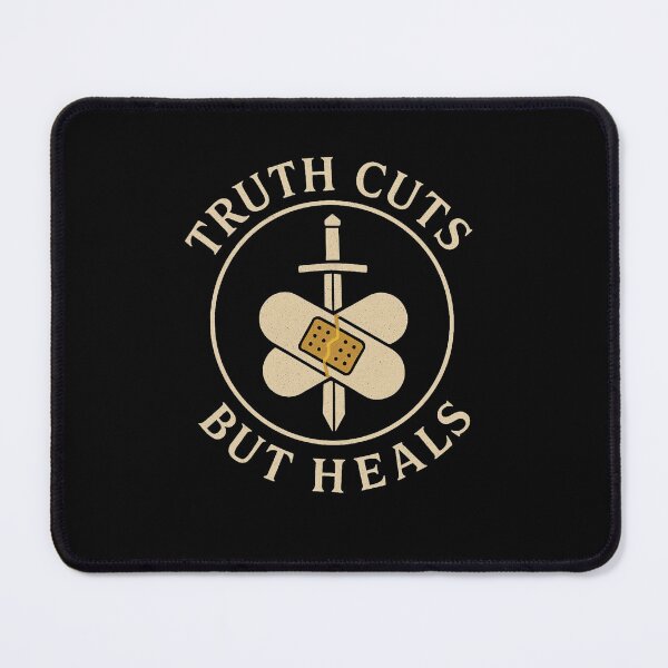 Item preview, Truth Cuts But Heals – Christian Sword & Bandage Art designed and sold by astersgraphics.