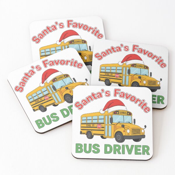 Item preview, Santa's Favorite Bus Driver - Funny Christmas School Transportation Gift Idea designed and sold by Best-shirt ⭐⭐⭐⭐⭐.