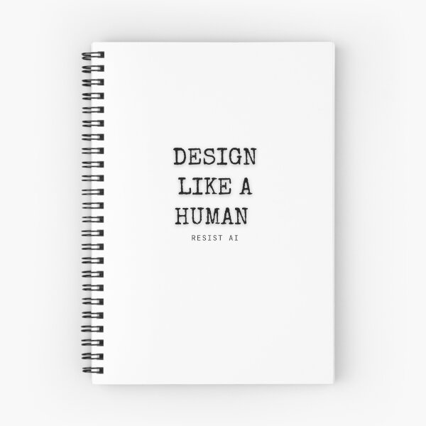 Item preview, Design Like a Human (Resist AI) | Graphic Design | Graphic Designers designed and sold by Scrappy Gardeners.