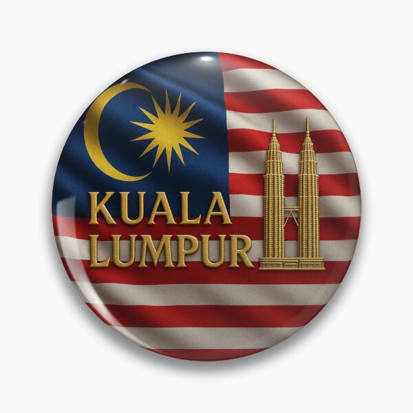 Item preview, Kuala Lumpur Malaysia Petronas Towers Souvenir – Capital City Skyline Landmark designed and sold by Annika Shurafa.