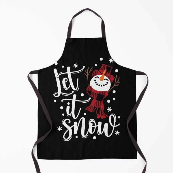 Item preview, Let It Snow Cheerful Snowman Winter Holiday Scene designed and sold by nojany.