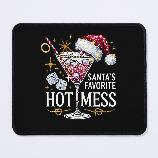 Item preview, Santa Favorite Hot Mess Sparkling Holiday Cocktail Chaos designed and sold by nojany.