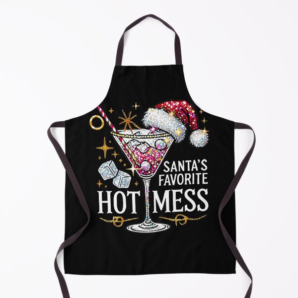 Item preview, Santa Favorite Hot Mess Sparkling Holiday Cocktail Chaos designed and sold by nojany.