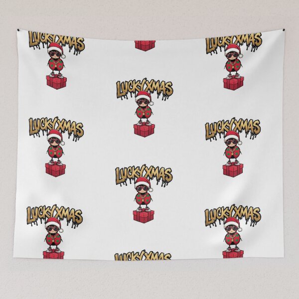 Item preview, Lucky Xmas Ladybug – Cute Christmas Luck Bug Art designed and sold by MiszungART.