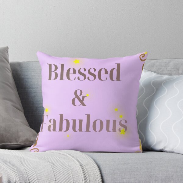 Item preview, Blessed & Fabulous - Inspirational Purple and Gold Art designed and sold by Extremeallie.
