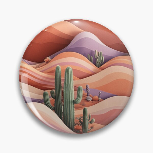 Item preview, Desert Sunset - Layered Dunes, Cacti & Dreamy Hues designed and sold by JaneMcCarthyDNA.