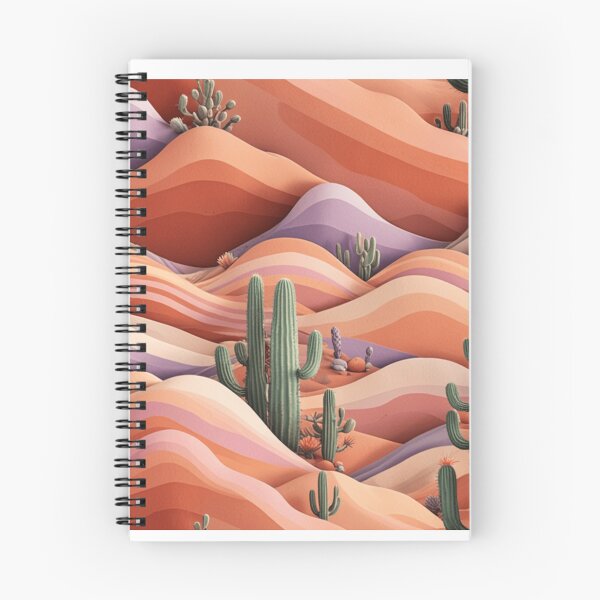 Item preview, Desert Sunset - Layered Dunes, Cacti & Dreamy Hues designed and sold by JaneMcCarthyDNA.