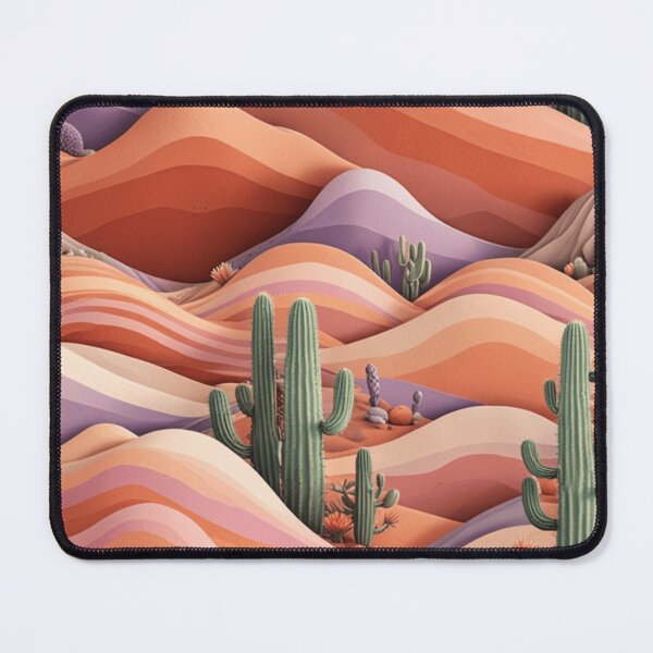 Item preview, Desert Sunset - Layered Dunes, Cacti & Dreamy Hues designed and sold by JaneMcCarthyDNA.