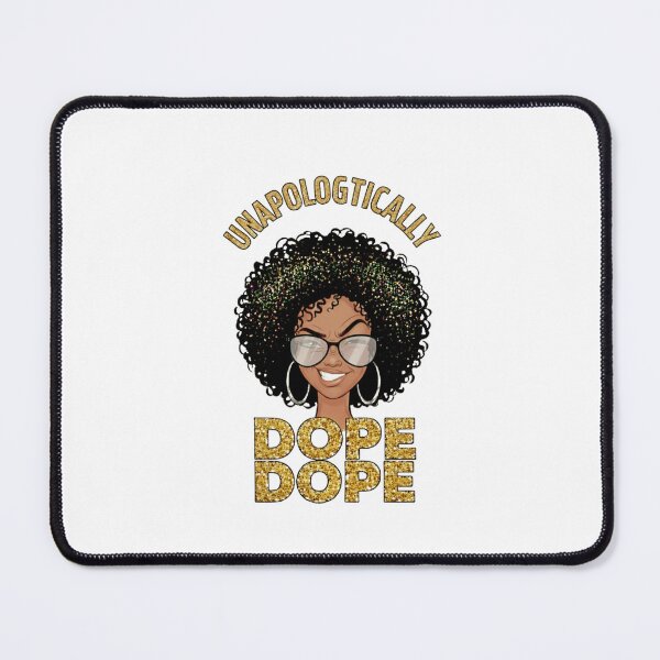 Item preview, Copy of Copy of Unapologetically Dope Black Woman Art – Empowerment Glitter Portrait designed and sold by Williams Anderson.
