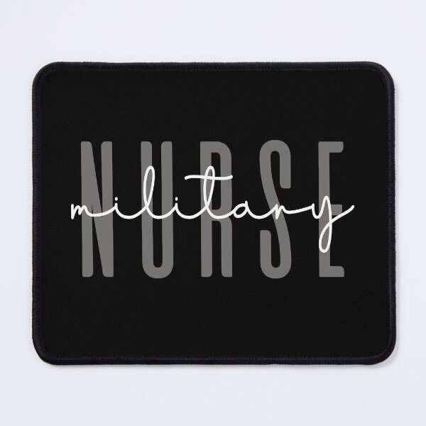 Item preview, Minimalist Military Nurse Typography designed and sold by JRRTs.