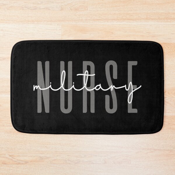 Item preview, Minimalist Military Nurse Typography designed and sold by JRRTs.