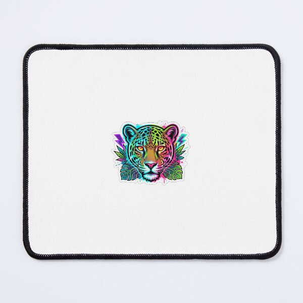 Item preview, Neon Jungle Jaguar Street Art designed and sold by Tropicalnoise.