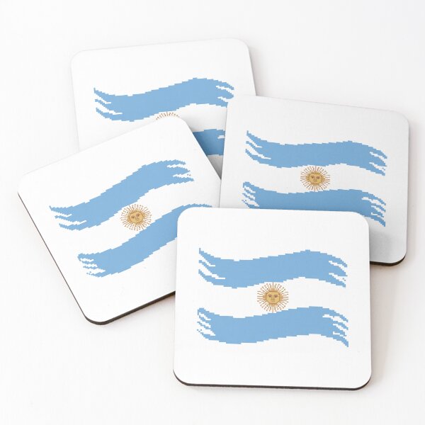 Item preview, Argentina Pixel Art Flag – Retro Distressed Design, Vintage Gamer Style designed and sold by CircinusStore.