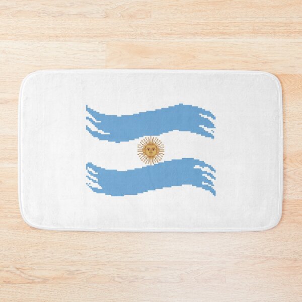 Item preview, Argentina Pixel Art Flag – Retro Distressed Design, Vintage Gamer Style designed and sold by CircinusStore.