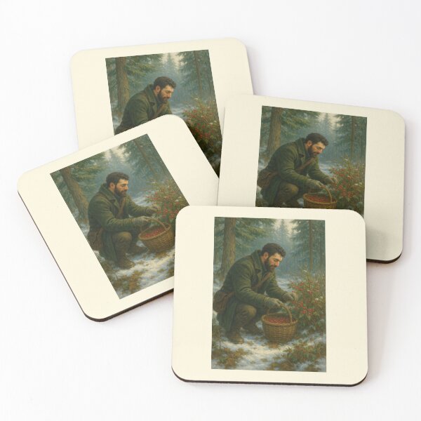 Item preview, Bram Firwell Foraging in the Frostwick Forest designed and sold by Novel Works Studio.
