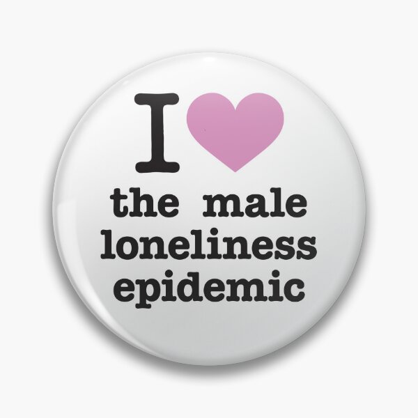 Item preview, I love the male loneliness epidemic / PURPLE designed and sold by justicefreedom.