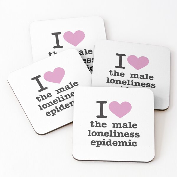 Item preview, I love the male loneliness epidemic / PURPLE designed and sold by justicefreedom.