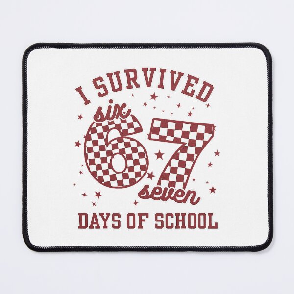 Item preview, Survived Sixty Seven Days School Funny Student Triumph designed and sold by cerima.