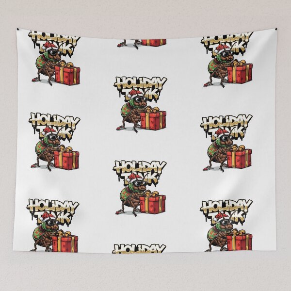 Item preview, Holiday Tank Beetle – Armored Christmas Present Bug Art designed and sold by MiszungART.
