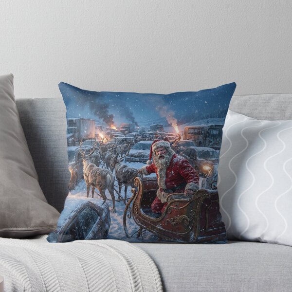 Item preview, Santa Claus in the Apocalyptic Traffic Jam designed and sold by Sartawsky.