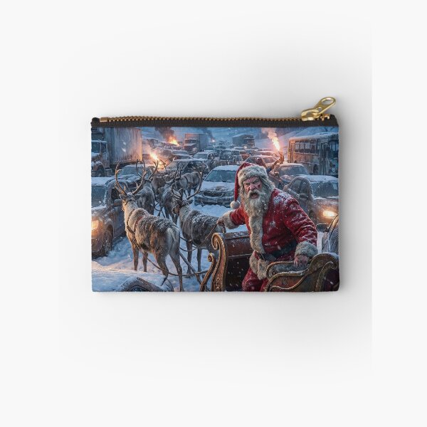 Item preview, Santa Claus in the Apocalyptic Traffic Jam designed and sold by Sartawsky.