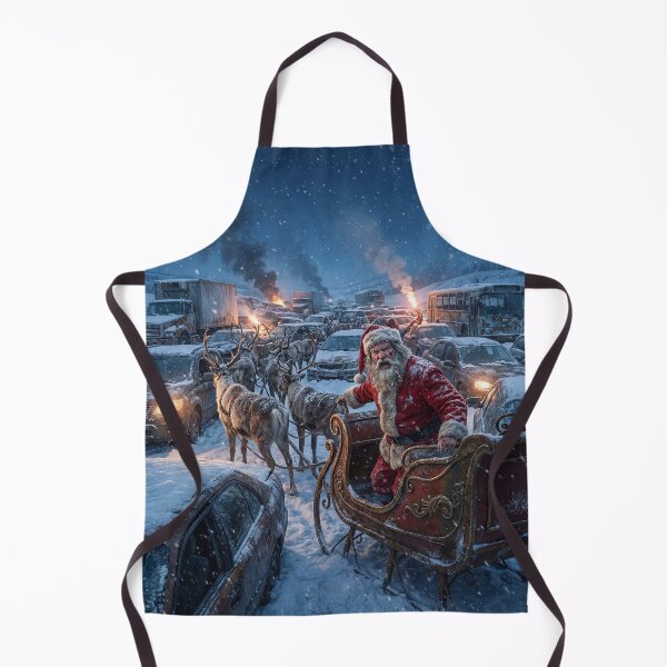Item preview, Santa Claus in the Apocalyptic Traffic Jam designed and sold by Sartawsky.