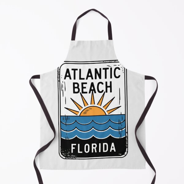 Item preview, Atlantic Beach Florida - Sign designed and sold by TheOldMittenIllustrated.