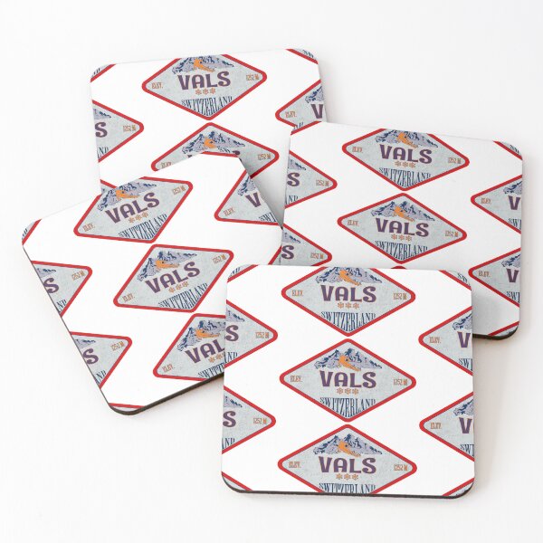 Item preview, Vals, Suiza, diseño de insignia de esquí vintage designed and sold by Wanderful-roads.