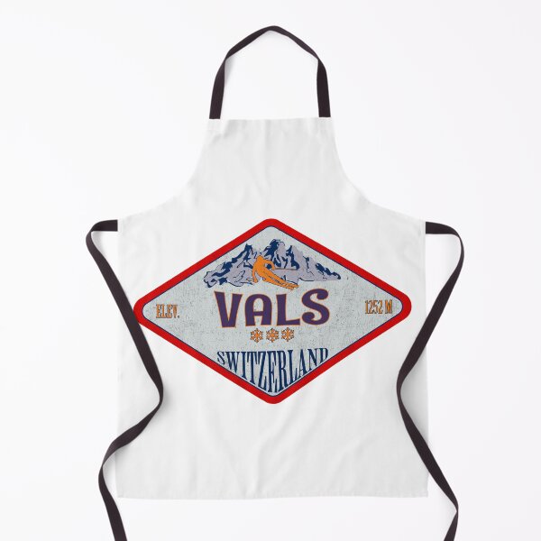 Item preview, Vals, Suiza, diseño de insignia de esquí vintage designed and sold by Wanderful-roads.