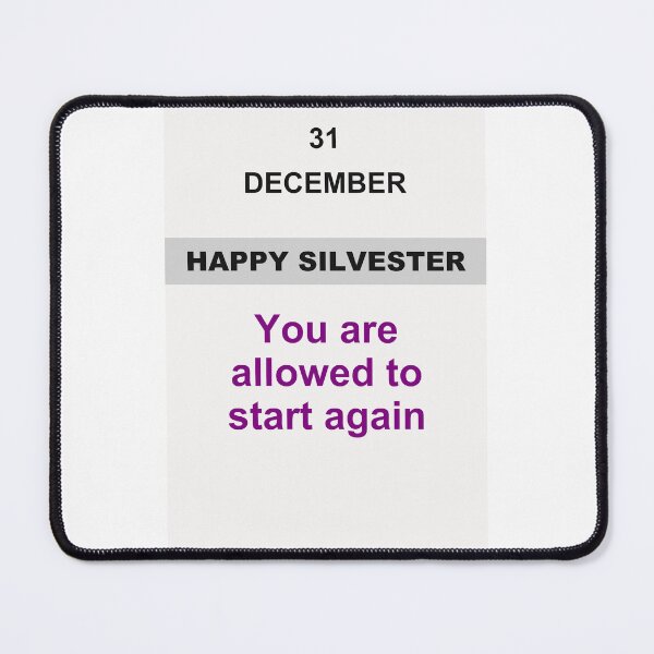 Item preview, Happy Silvester - December 31, Edition: 74 designed and sold by ariksworld.