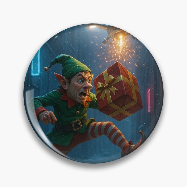 Item preview, Elf vs Delivery Drone designed and sold by Sartawsky.