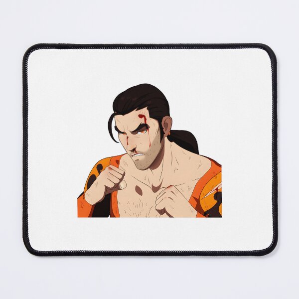 Item preview, Retro Tough Male Fighter Illustration designed and sold by brucerios.