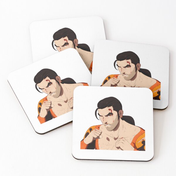 Item preview, Retro Tough Male Fighter Illustration designed and sold by brucerios.