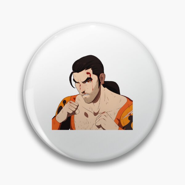 Item preview, Retro Tough Male Fighter Illustration designed and sold by brucerios.