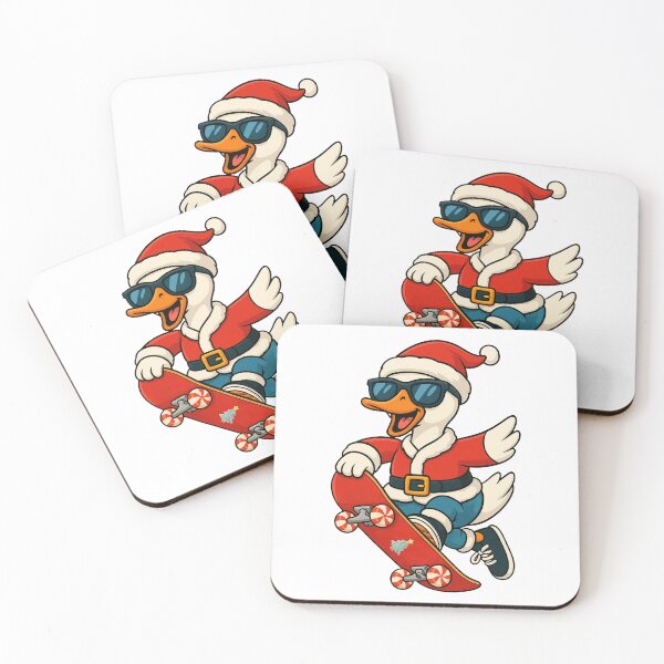 Item preview, Goose Santa Skateboarding designed and sold by Be-Random.