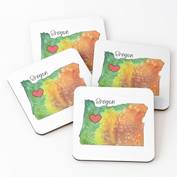 Item preview, I Heart Oregon designed and sold by Nugget Studio Arts.