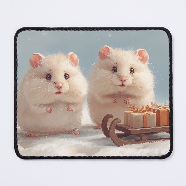 Item preview, Holiday Hamster Delivery designed and sold by InkoraStudios.