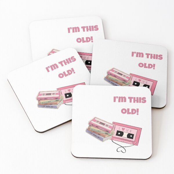 Item preview, I’m This Old! Retro Cassette Tape Nostalgia Design designed and sold by NCODesigns.