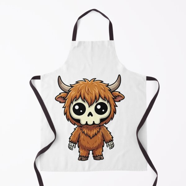 Item preview, Highland cow Boonis Skeleton designed and sold by Boonis Skeleton.