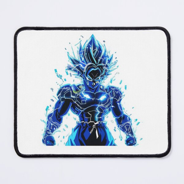 Item preview, Blue Surge Power Anime Tech Warrior Sticker designed and sold by Imaginarium of Chaos falcon88 .