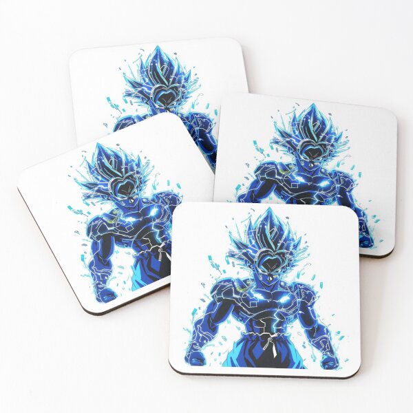 Item preview, Blue Surge Power Anime Tech Warrior Sticker designed and sold by Imaginarium of Chaos falcon88 .