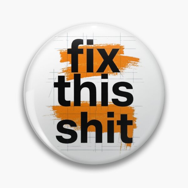 Item preview, fix this shit - typography designed and sold by KawaiiChibii.