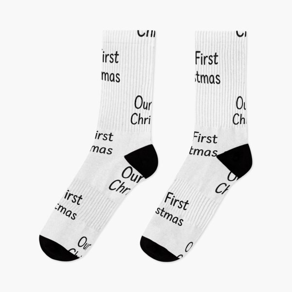 Item preview, Our First Christmas - Sweet Holiday Couple or Family Keepsake Design  designed and sold by JaneMcCarthyDNA.