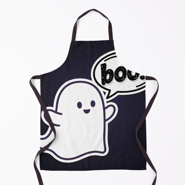 Item preview, Cute Spooky Ghost Illustration – Funny Boo Sassy Halloween Art designed and sold by AbstractAuraArt.