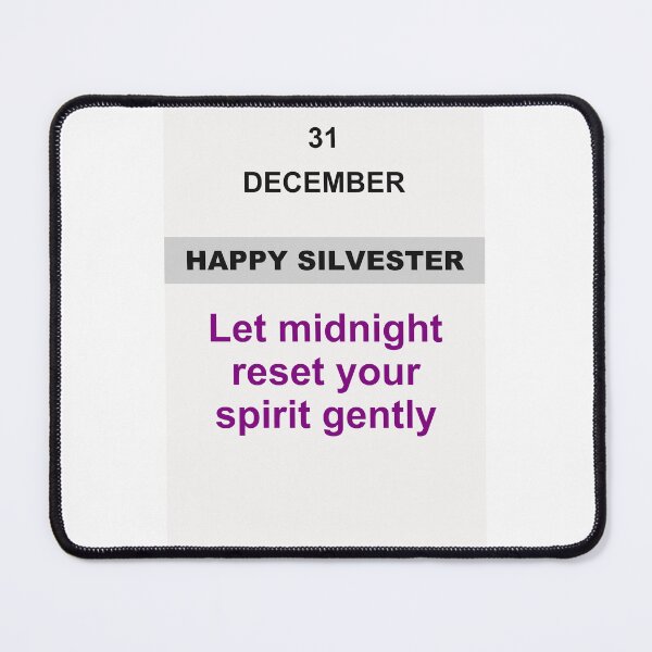 Item preview, Happy Silvester - December 31, Edition: 77 designed and sold by ariksworld.