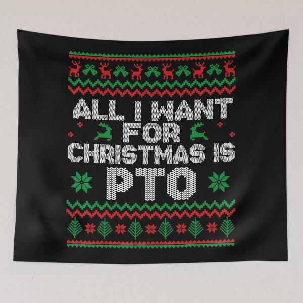Item preview, Funny All I Want For Christmas Is Pto Matching Ugly Sweater  designed and sold by JEFDodsonArt.
