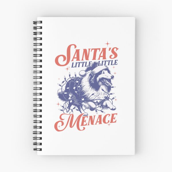 Item preview, Rough Collie Christmas - Santa Rough Collie - Vintage Rough Collie - Gift for Collie Owner designed and sold by sapnaela.