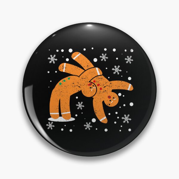 Item preview, Gingerbread Wrestling Cookies Funny Holiday Snowy Chaos Scene designed and sold by nryum.